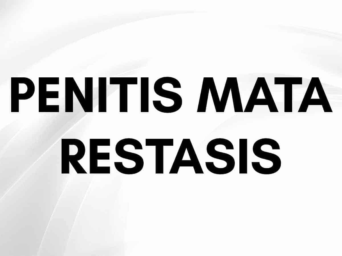 Penitis mata restasis