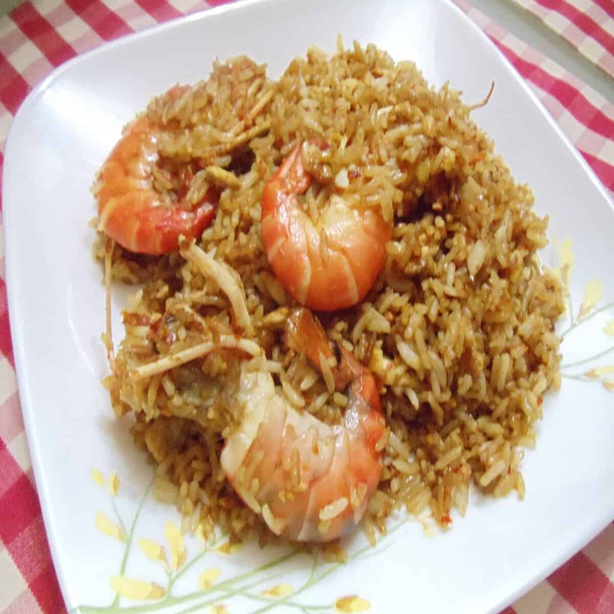 Nasi goreng udang