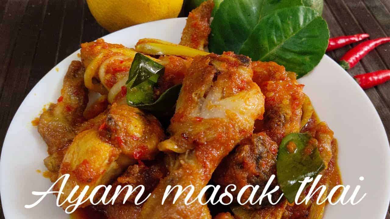 Resepi Ayam Masak Thai